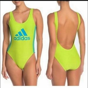 Adidas  Green Bathing Suite Size Small